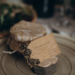 Respuesta de Boda Real Negra Damask