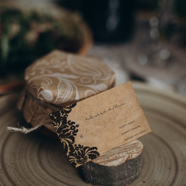 Respuesta de Boda Real Negra Damask (Subido por el creador)