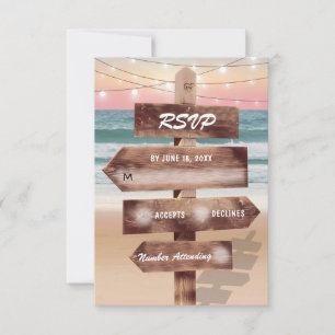 Respuesta de Boda Tropical en Playa al Atardecer