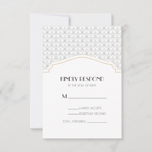 Respuesta de bodas venenosas blancas y negras Art  (Anverso)