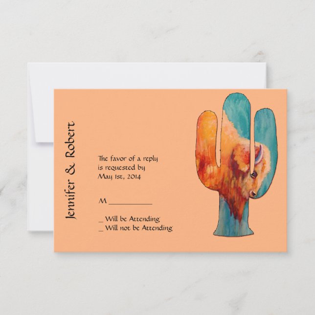 Respuesta de Cactus y Búfalos del Suroeste (Anverso)