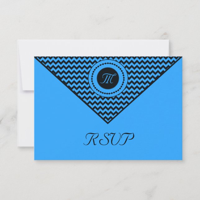 Respuesta de Chevron Azul Oscuro (Anverso)