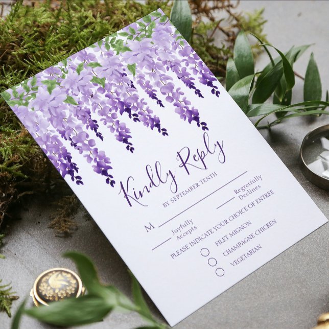 Respuesta de Elección de Comida de Boda Lavanda Wi (Subido por el creador)