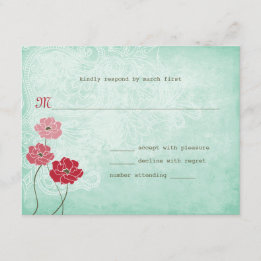 Respuesta de Floral y de Hojas Vintage