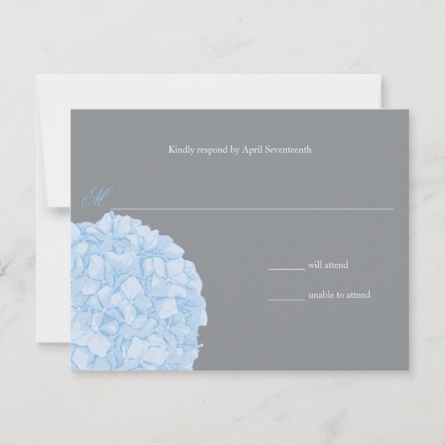 Respuesta de Hydrangea Boda (Anverso)