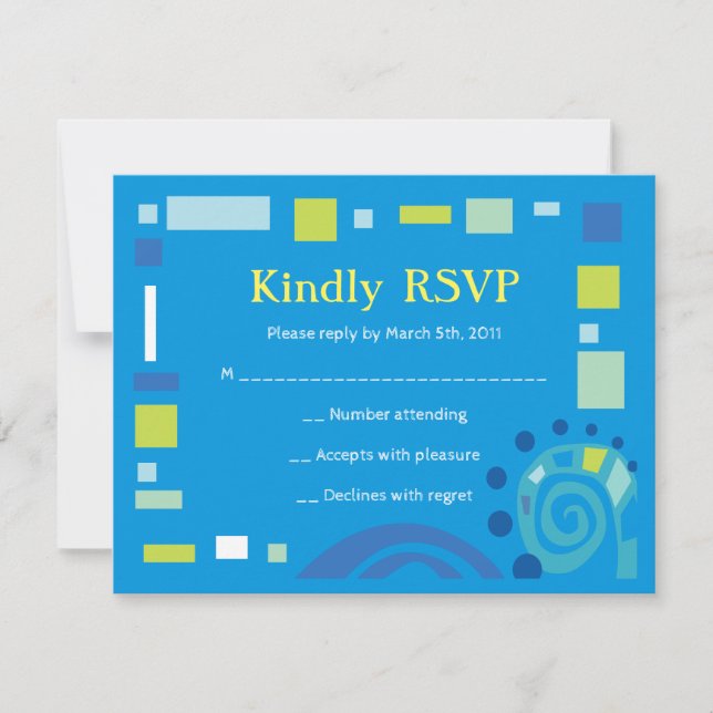 Respuesta de invitación a la invitación de NOAH'S  (Anverso)
