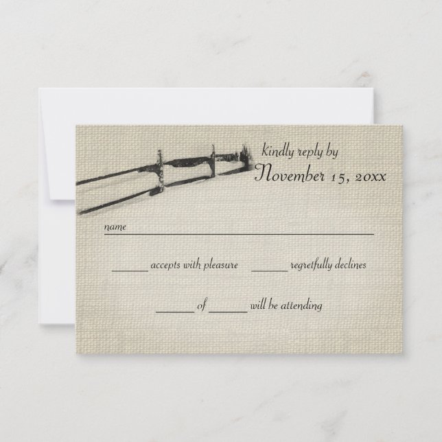 Respuesta de la cerca de invierno (Anverso)