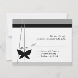 Respuesta de la mariposa negra