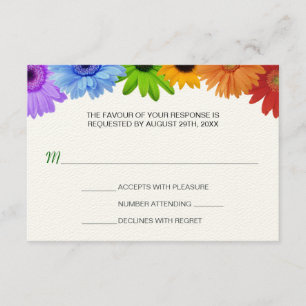 Respuesta de los Bodas de arcoiris en Bouquet