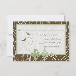 Respuesta de Margarita Green Brown Wood Grain Bird