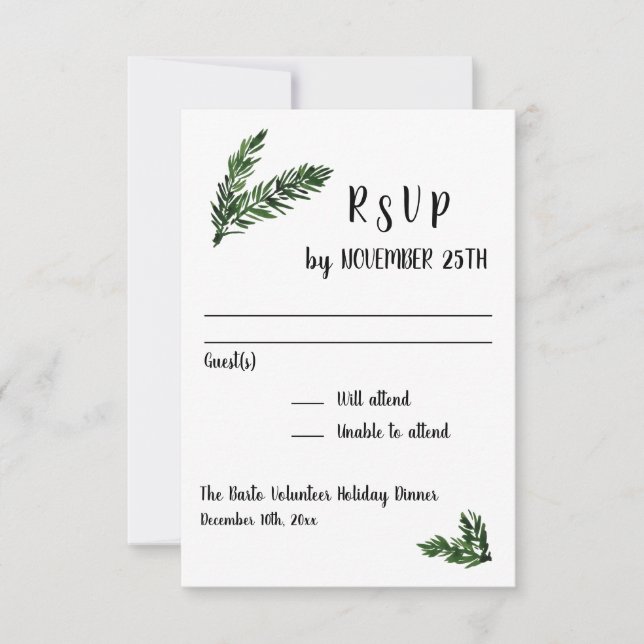 Respuesta de recepción de evento de fiesta de vaca (Anverso)