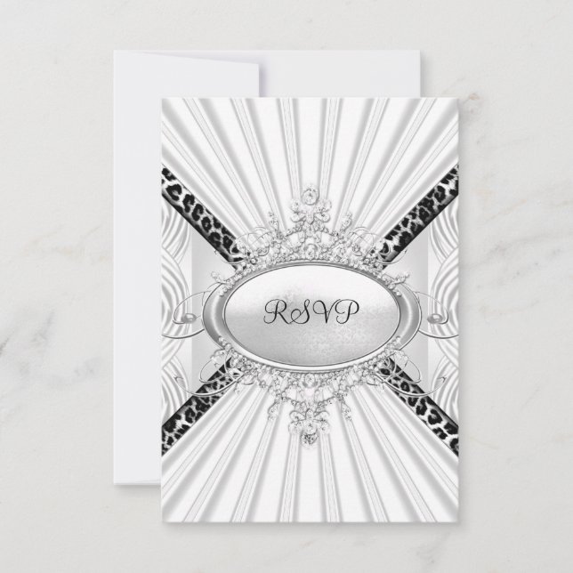 Respuesta de Réplica RSVP Leopardo Diamante Blanco (Anverso)