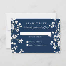 Respuesta de RSVP Boda de herida floral por alient