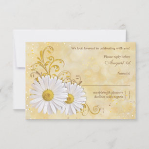 Respuesta de RSVP de Boda de Margarita Shasta Rúst
