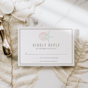 Respuesta de RSVP de Boda de Pasteles de Seda