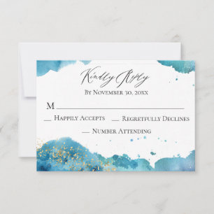 *~* Respuesta de RSVP de Boda de Purpurina de play