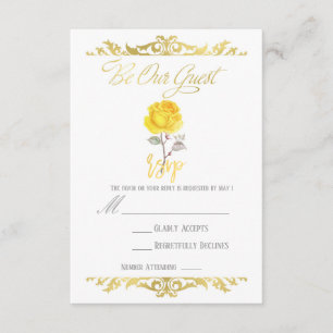 Respuesta de RSVP para el evento de fiesta Rosa Am
