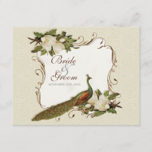 Respuesta de RSVP - remolinos del pavo real y de