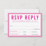 RESPUESTA DE RSVP RESPUESTA chica negrita moderno<br><div class="desc">por kat massard >> https://linktr.ee/simplysweetpaperie <<< Un diseño de tipo negrita para sus TARJETAS DE RESPUESTA RSVP - para coincidir con sus invitaciones principales. Me encanta el diseño, pero me gustaría ver algunos cambios - otro esquema de color, producto, agregar una foto o adaptado para una ocasión diferente - no...</div>