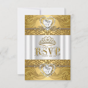 Respuesta de RSVP Respuesta de White Gold Quincean
