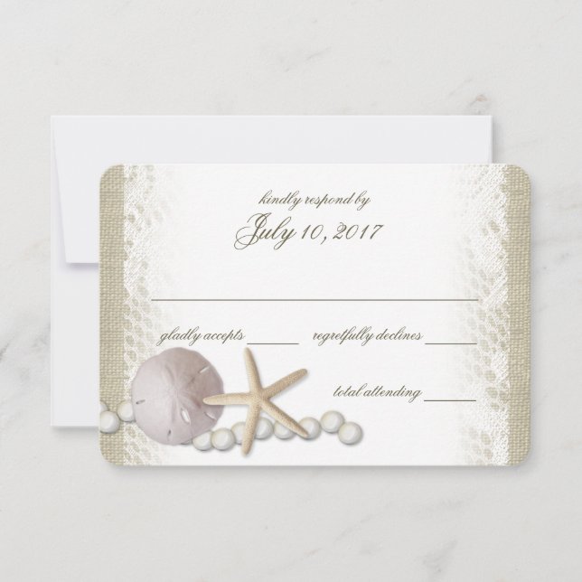 Respuesta de Rustic Beach Lace y Perlas (Anverso)