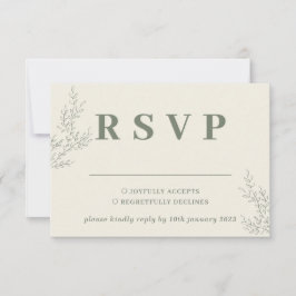 Respuesta de Sage Ivory Beige Ivy Floral Boda