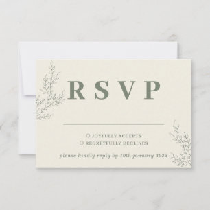 Respuesta de Sage Ivory Beige Ivy Floral Boda