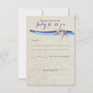 Respuesta de Starfish and Ribbon D Purple Blue Bea