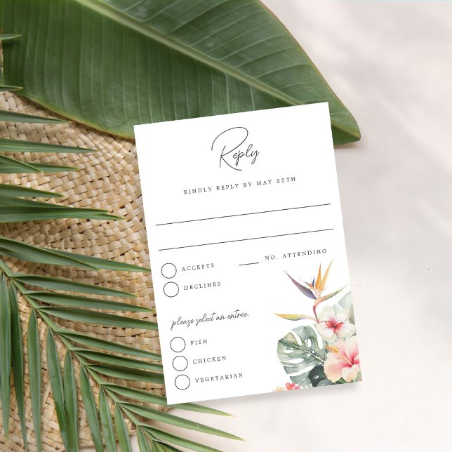 Respuesta del Boda Botánico Tropical Boho (Subido por el creador)