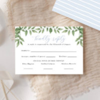 Respuesta del Boda clásico de la hoja azul de Hydr
