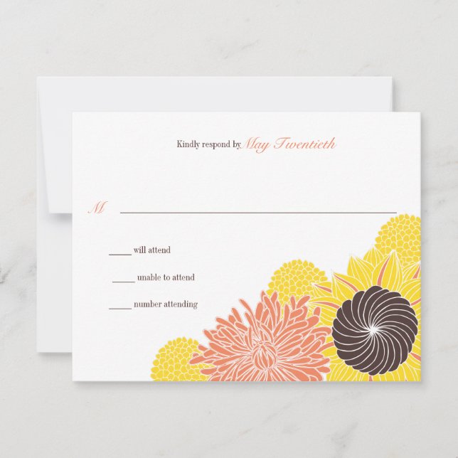 Respuesta del Boda de florecimiento de jardines (Anverso)