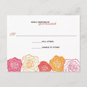 Respuesta del Boda de la floración del Rosa
