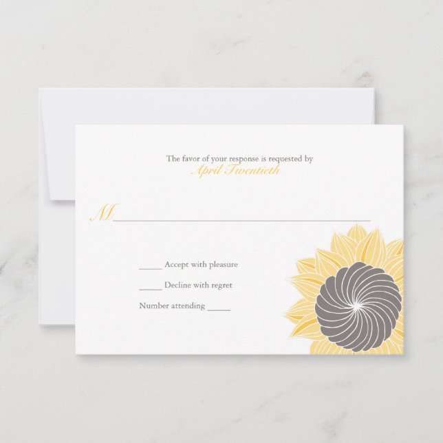 Respuesta del Boda de los girasoles (Anverso)