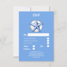 Respuesta del boda de plata blanca azul estelar