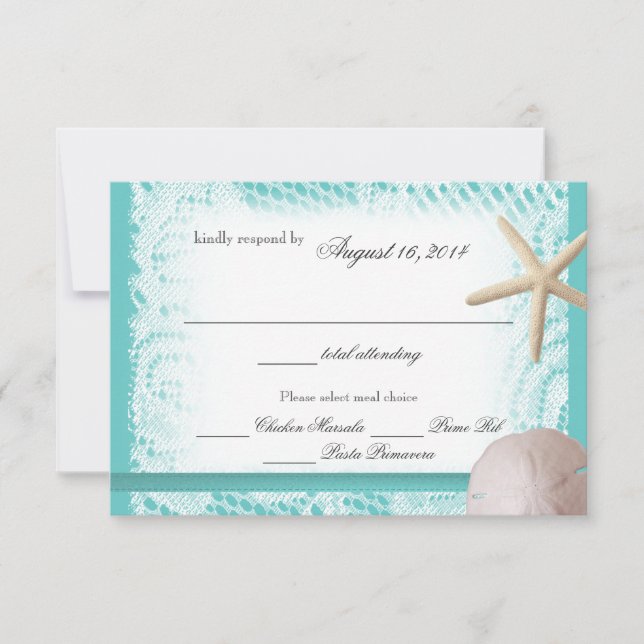 Respuesta del Boda de temas oceánicos (Anverso)