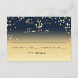 Respuesta del Boda Nautical Starry Sky Twinkle