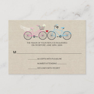 Respuesta del Boda rosa de la bicicleta con estilo