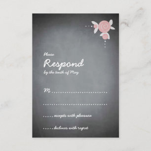 Respuesta floral de la guirnalda de la pizarra