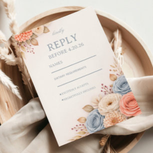 Respuesta Floral Elegante Pastel