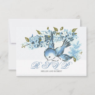 Respuesta para la Boda de Invierno de Pájaros Azul