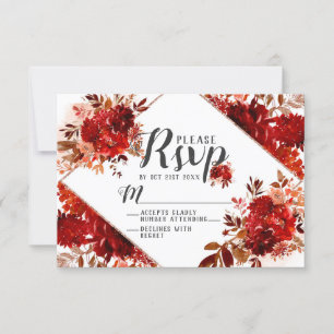 Respuesta Rastic Beauty Floral Diamond Wedding RSV