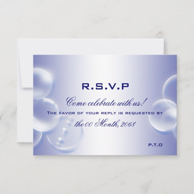 Respuesta rsvp boda en la playa (Anverso)