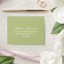Respuesta RSVP de bodas de bodas de hidrangea blan