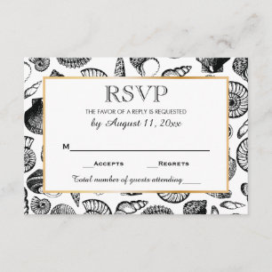 Respuesta RSVP de la boda de playa de los