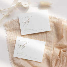 Respuesta RSVP de tipografía ultra mínima | Afilia