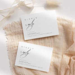 Respuesta RSVP de tipografía ultra mínima | Afilia