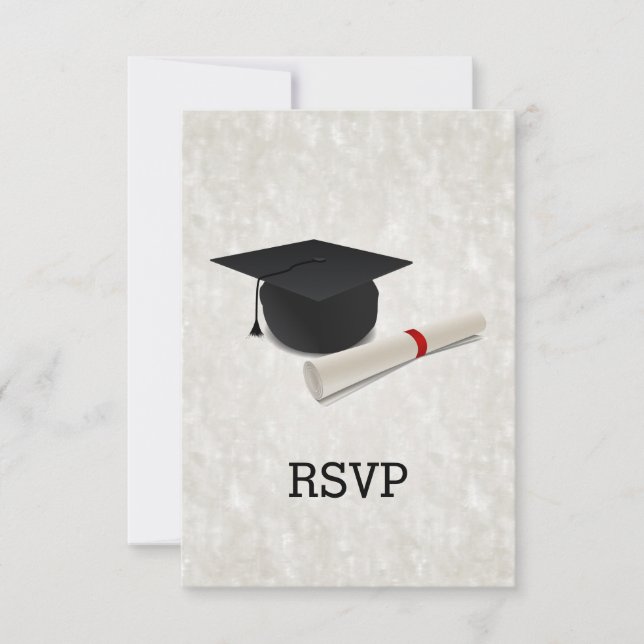 Respuesta RSVP del Personalizable de Diploma del P (Anverso)