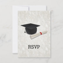 Respuesta RSVP del Personalizable de Diploma del P
