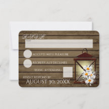 Respuesta Rústica de Madera de Barn y Linterna