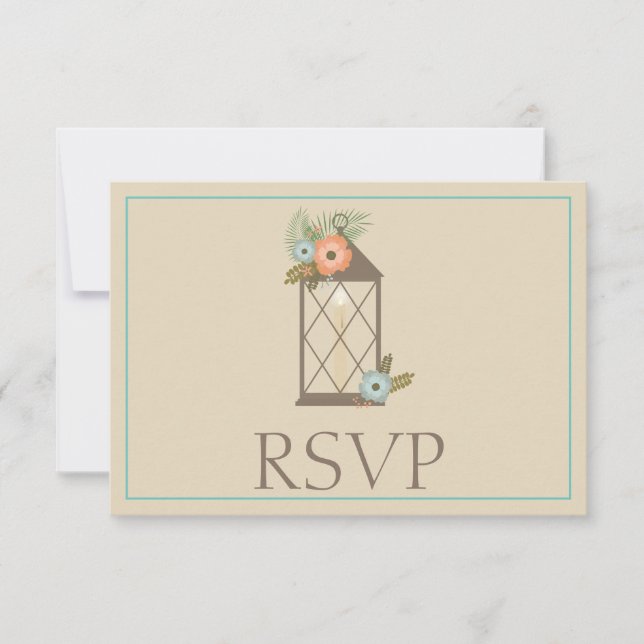 Respuesta tropical preciosa RSVP (Anverso)
